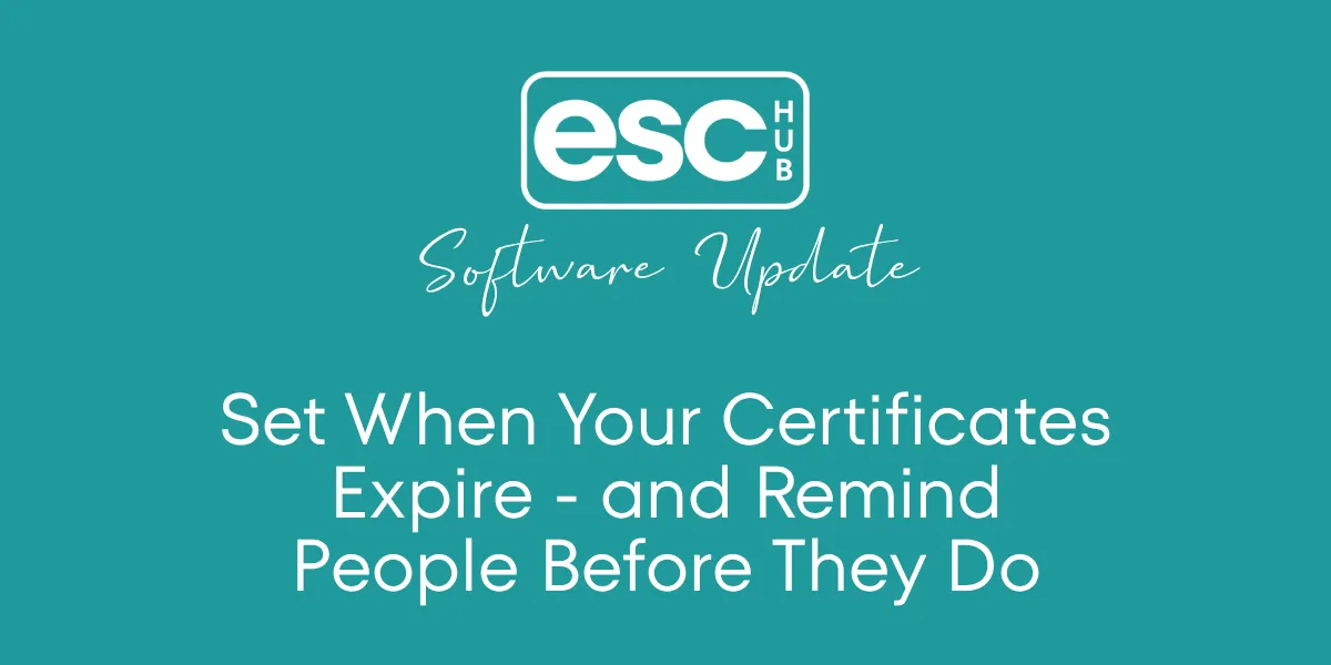 Set When Your Certificates Expire - and Remind People Before They Do