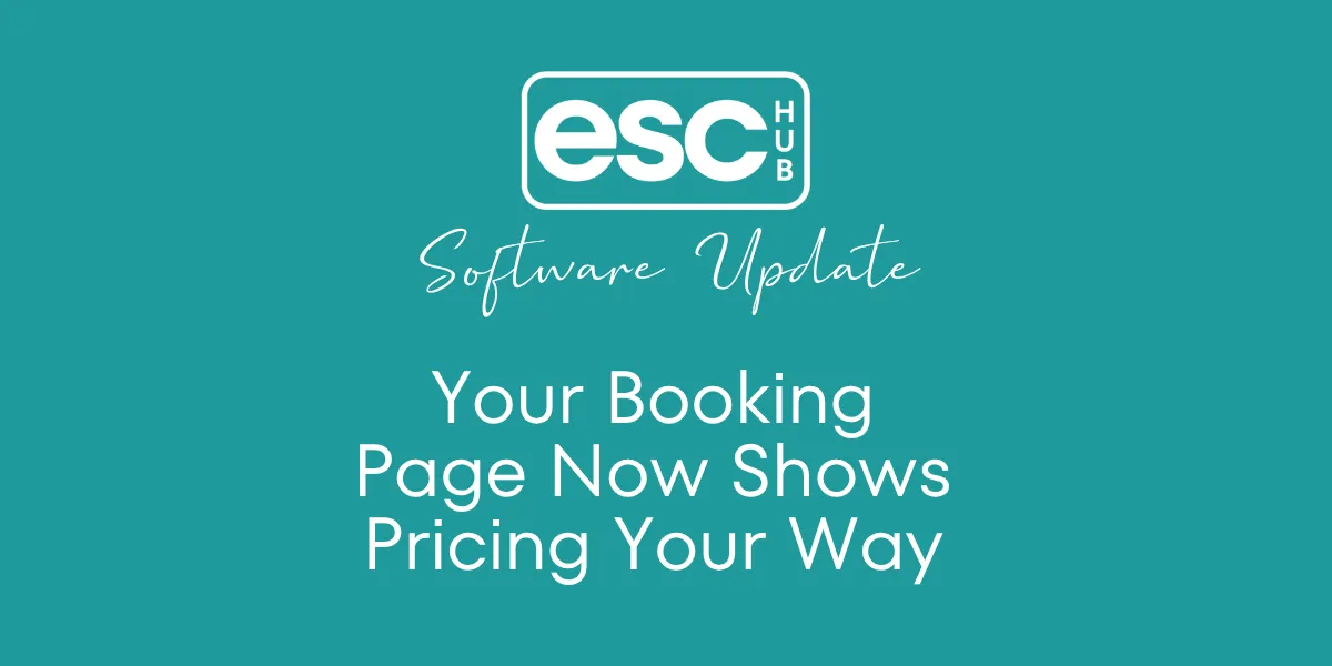 Your Booking Page Now Shows Pricing Your Way