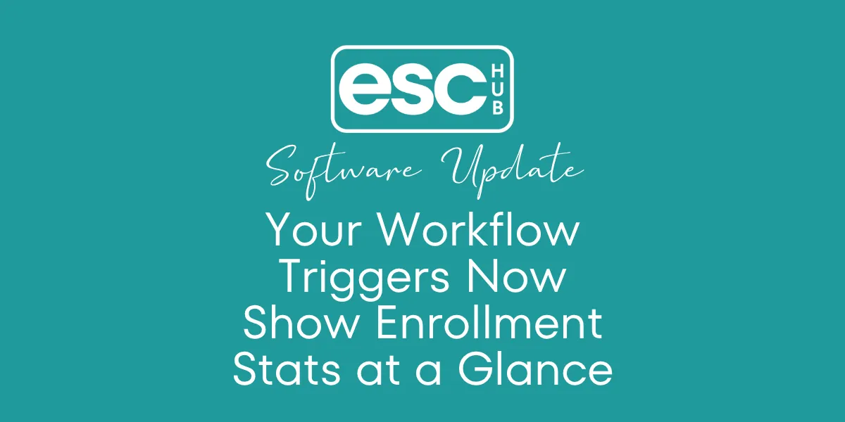 Your Workflow Triggers Now Show Enrollment Stats at a Glance