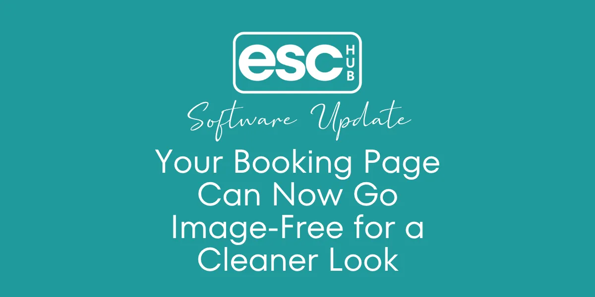 Your Booking Page Can Now Go Image-Free for a Cleaner Look