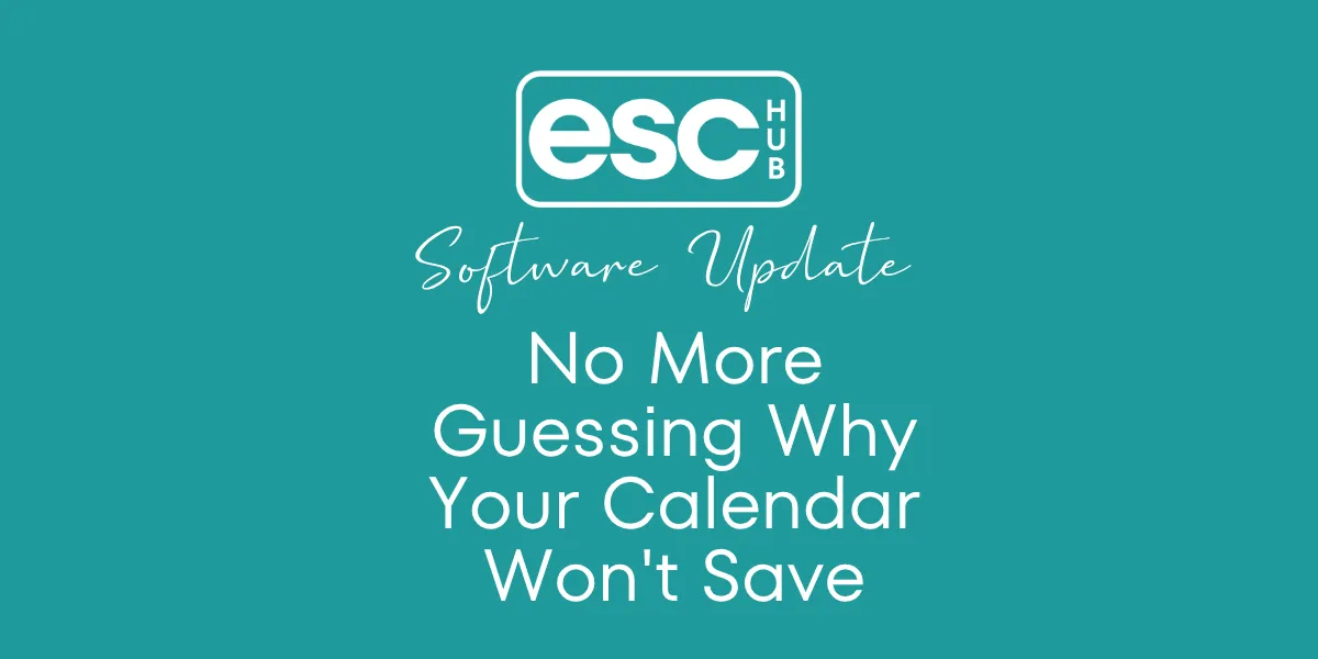 No More Guessing Why Your Calendar Won't Save