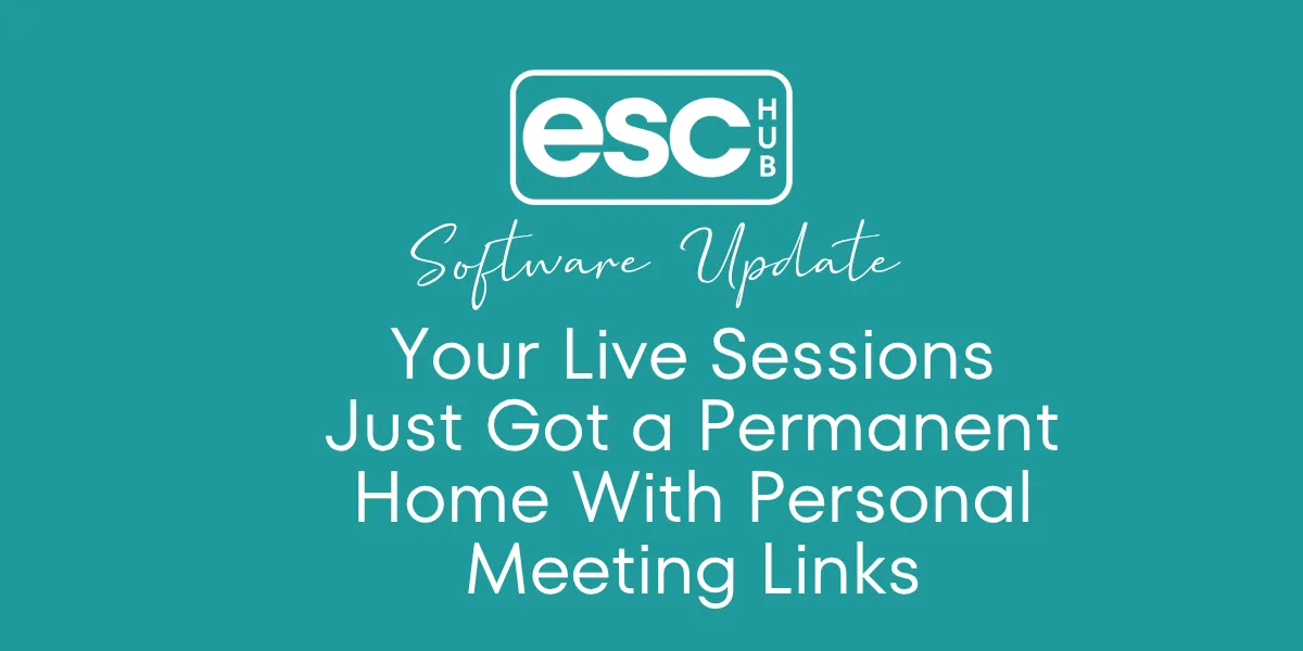 Your Live Sessions Just Got a Permanent Home With Personal Meeting Links