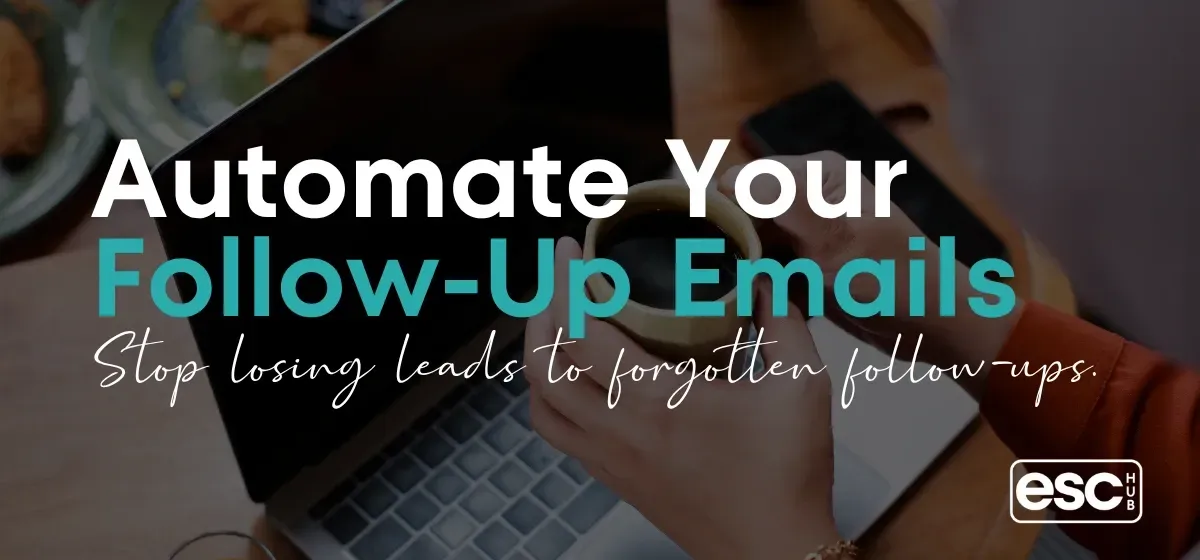 Woman working on laptop at home office desk - how to automate follow-up emails for solopreneurs