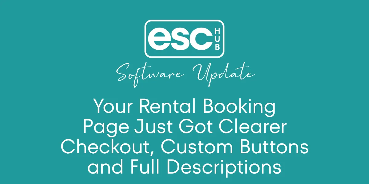 Your Rental Booking Page Just Got Clearer Checkout, Custom Buttons and Full Descriptions
