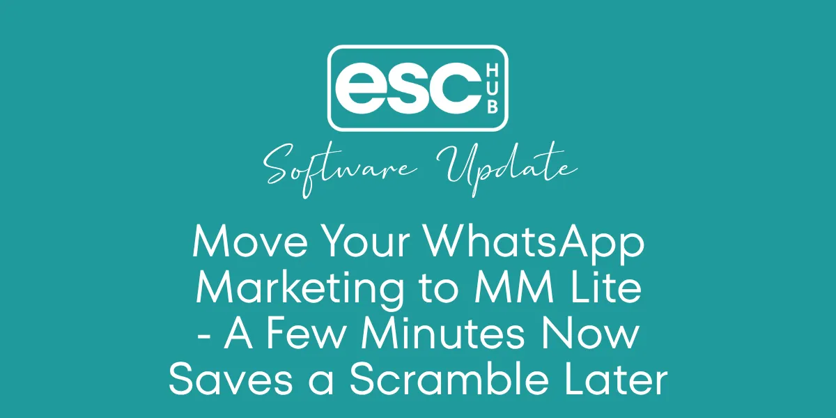 Move Your WhatsApp Marketing to MM Lite - A Few Minutes Now Saves a Scramble Later