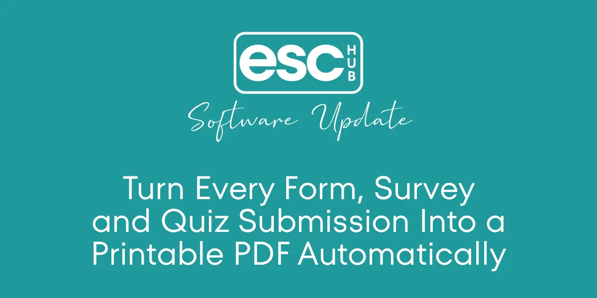 Turn Every Form, Survey and Quiz Submission Into a Printable PDF Automatically