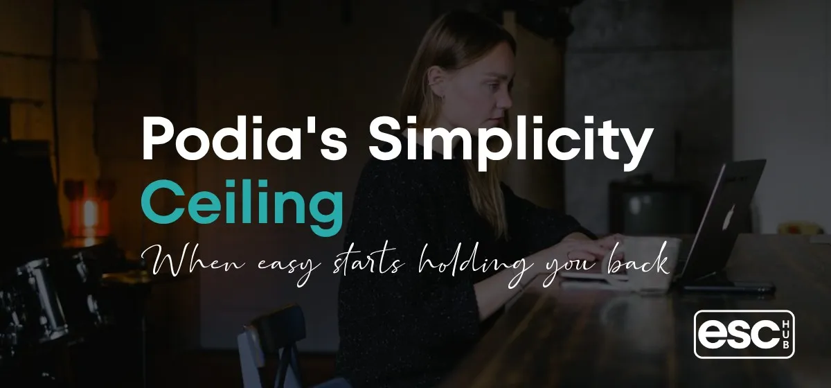 Podia's Simplicity Ceiling