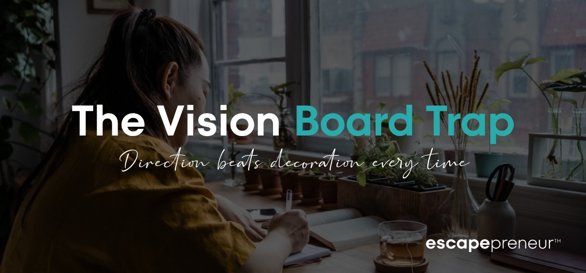 The New Year Vision Board Trap: Why Yours Keeps Failing (And What Actually Works)