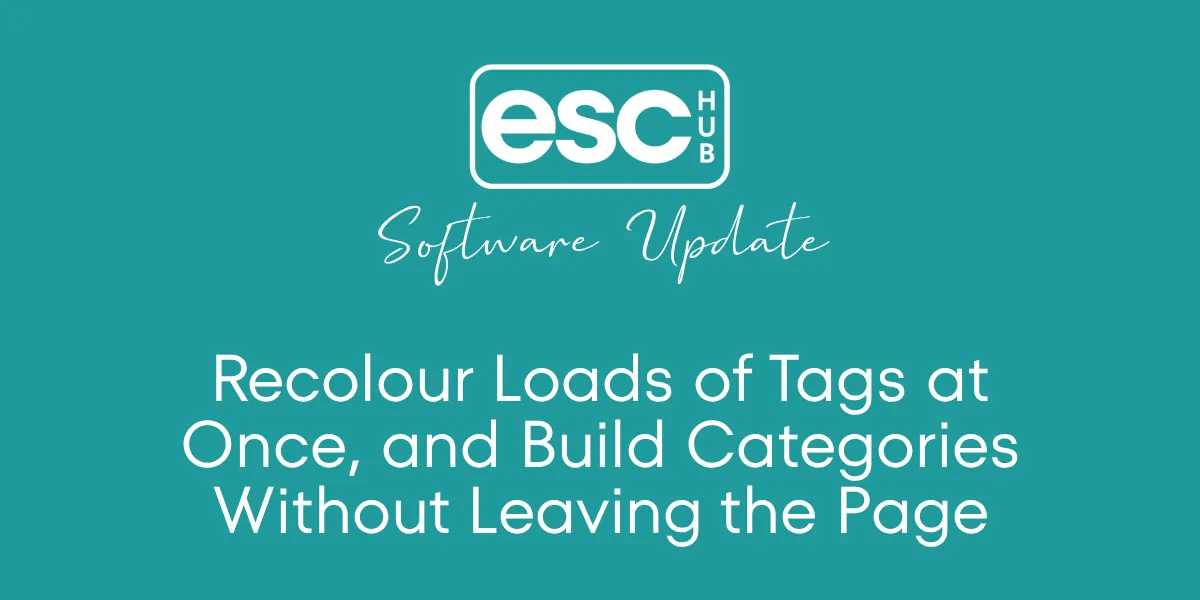 Recolour Loads of Tags at Once, and Build Categories Without Leaving the Page