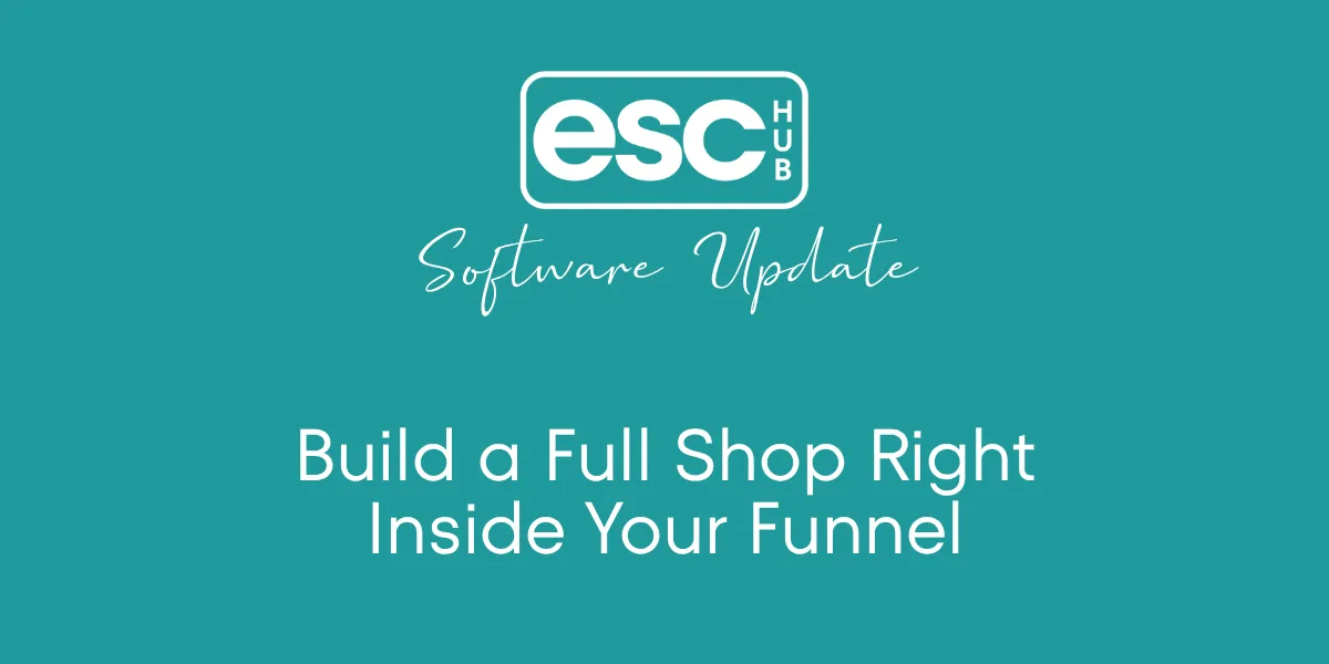 Build a Full Shop Right Inside Your Funnel