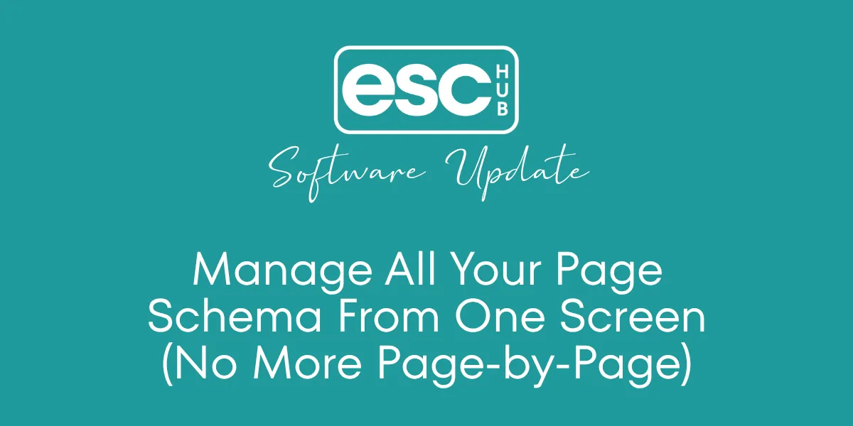 Manage All Your Page Schema From One Screen (No More Page-by-Page)