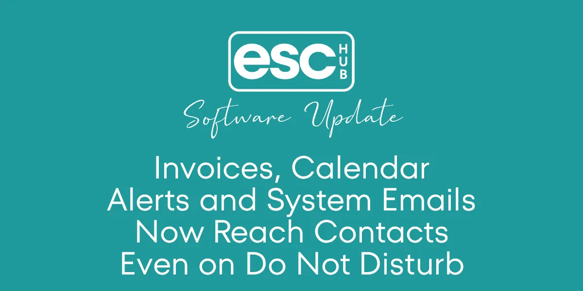 Invoices, Calendar Alerts and System Emails Now Reach Contacts Even on Do Not Disturb