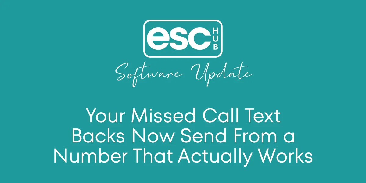 Your Missed Call Text Backs Now Send From a Number That Actually Works
