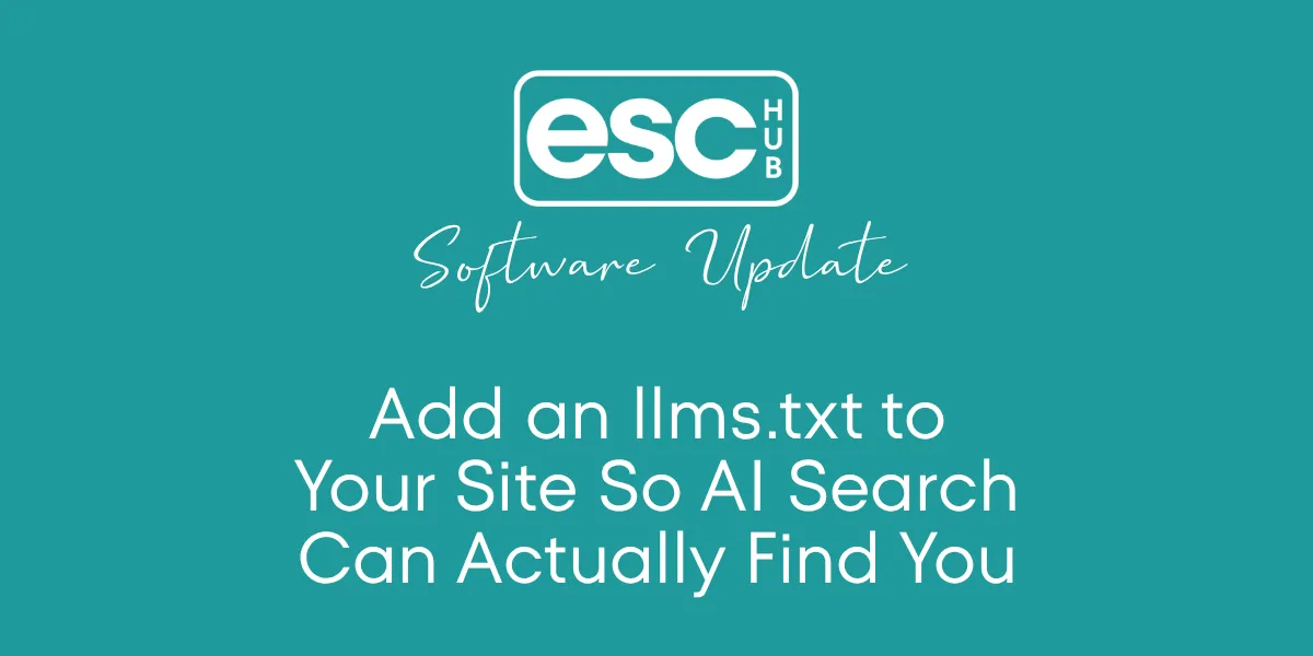 Add an llms.txt to Your Site So AI Search Can Actually Find You