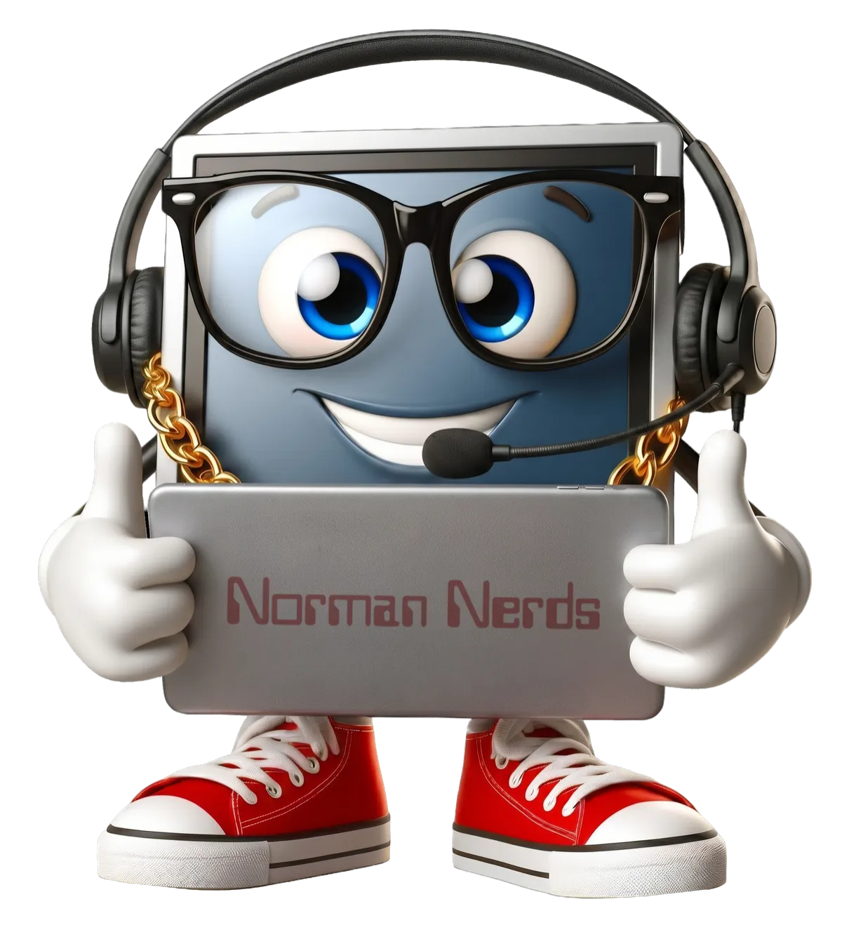 Nerdy Norman Help Character