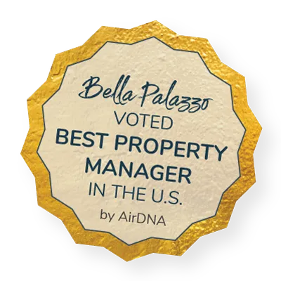 Bella Palazzo - badge voted best property manager by airdna