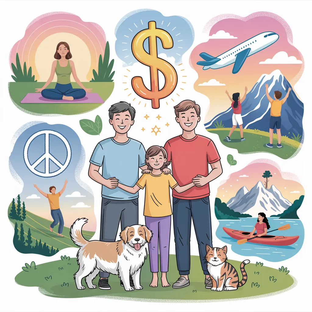 art journal and vision board