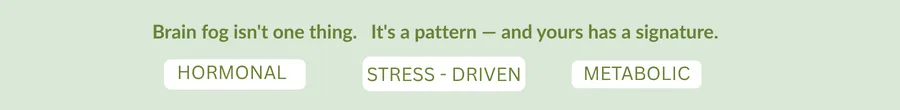 Clarity brain fog pattern