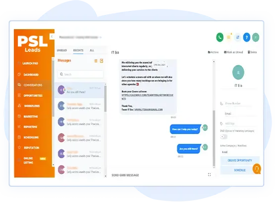 Converse With Leads & Customers In One Place
