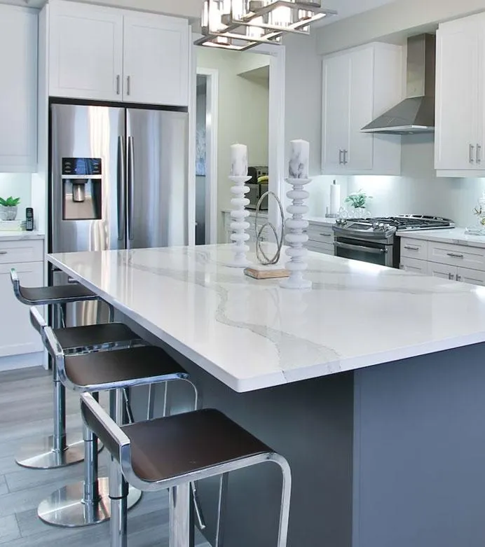 natural stone kitchen island countertop