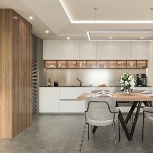 aesthetic kitchen set up