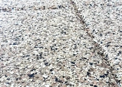 graveled epoxy floor coating