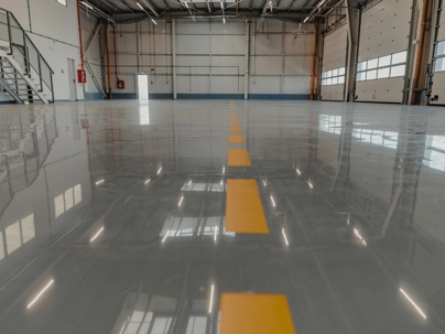 a colored epoxy floor coating