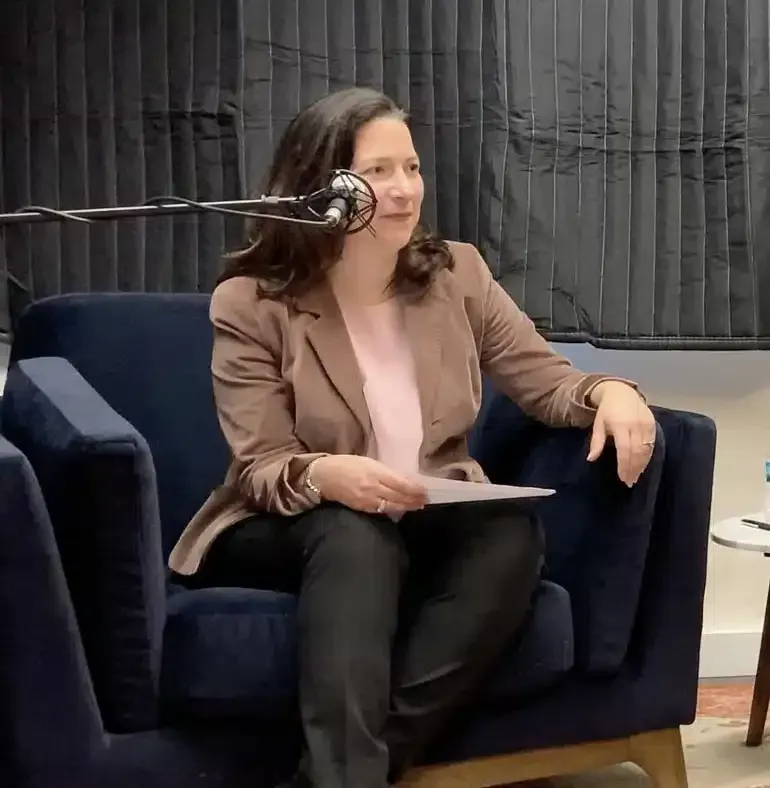 Award-winning podcast host Laurie Barkman