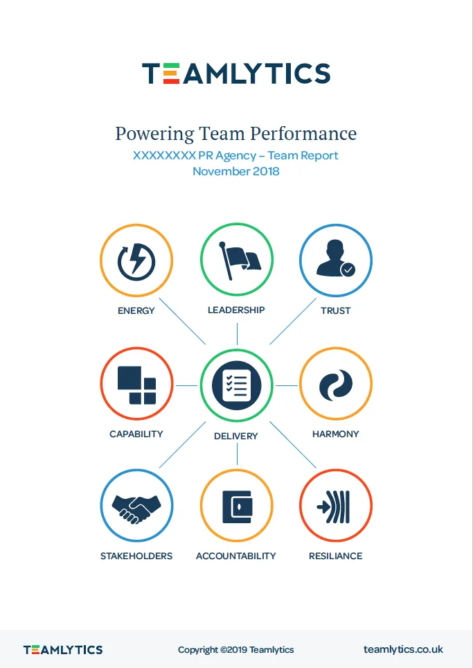 Image showing a Powering Team Performance report 