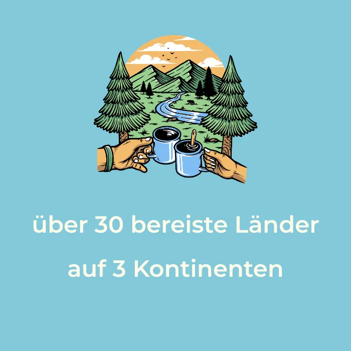 über 30 bereiste Länder auf 3 Kontinenten