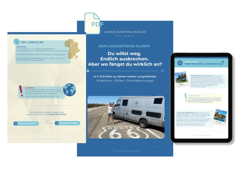 Mockup Langzeitreise-Planer