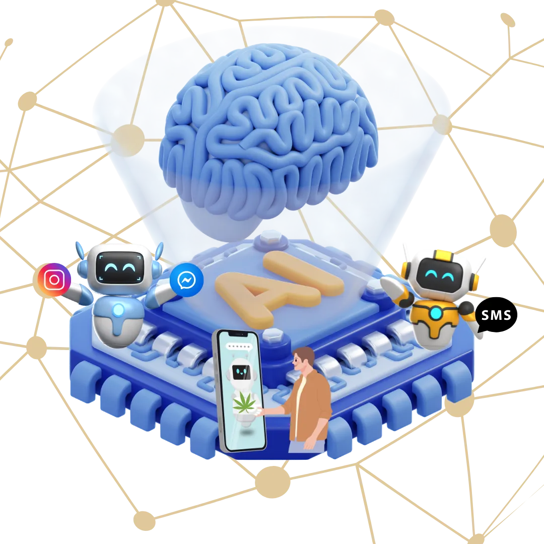 brown cardboard box with yellow light