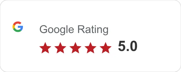 Birch Roofing Google Rating of 5.0 stars