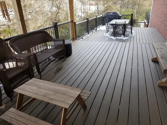 High-quality kitchen, bathroom, and deck remodeling project in Jeffersonville