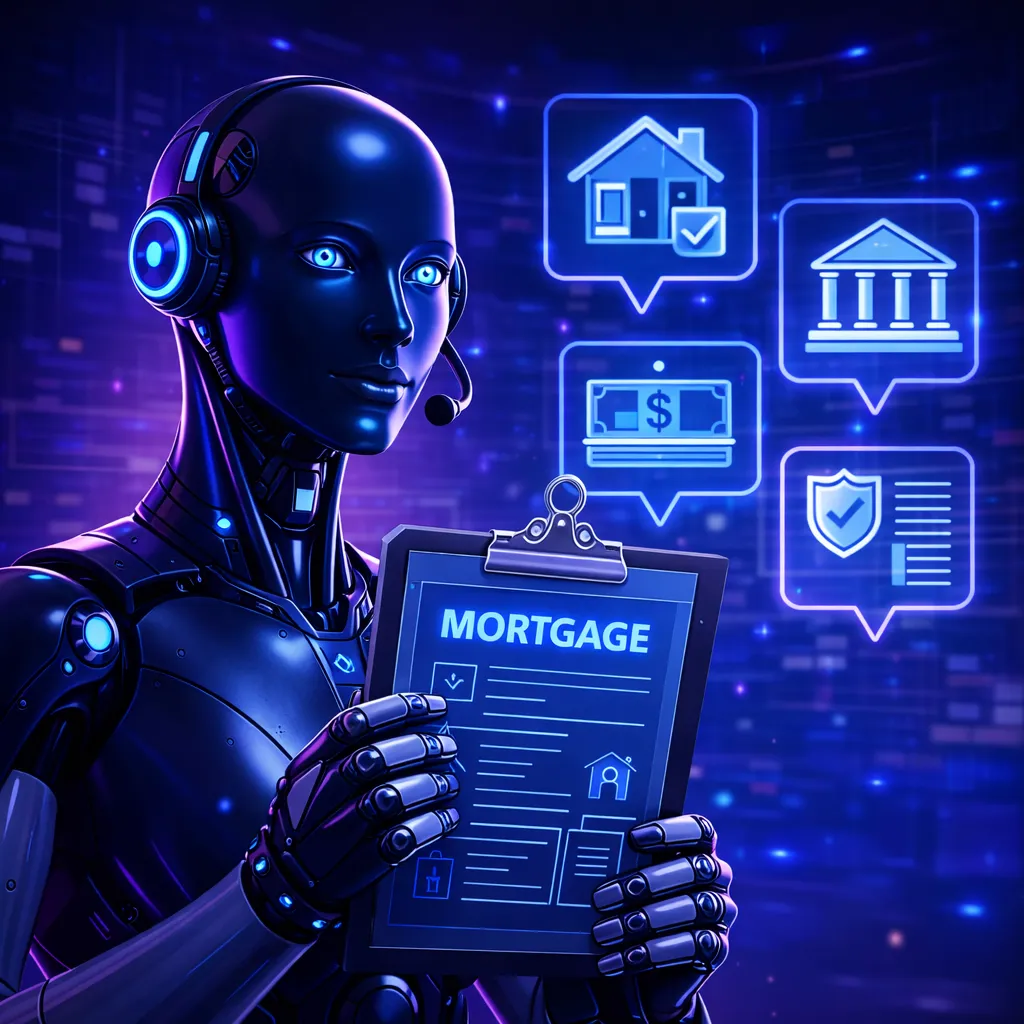 Digital illustration of a young man standing in a dark purple and blue environment, illuminated by the light of his smartphone as he looks down at the screen.