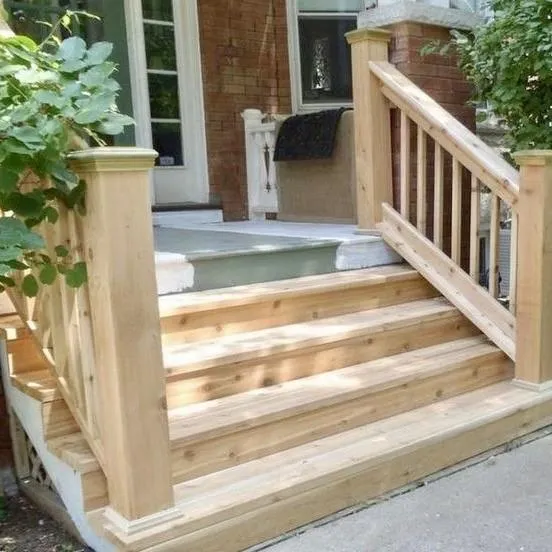 Custom step and patio builds in Fredericton backyard