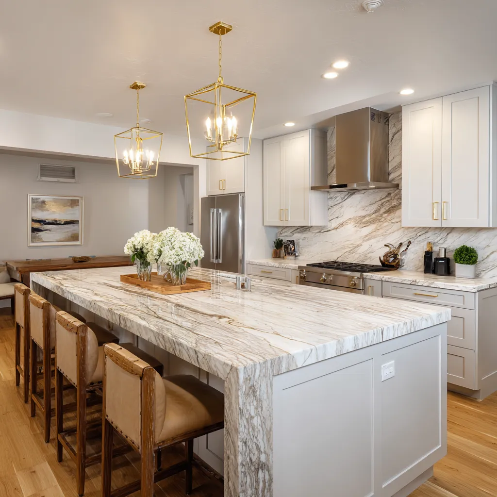 Newly built two story home with attached garage fresh landscaping and durable exterior siding designed for curb appeal and value