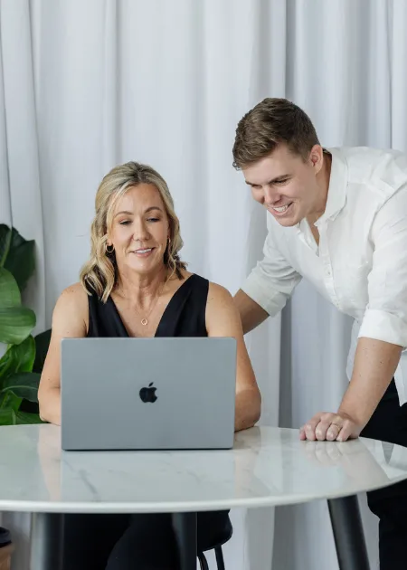 In Protect Insurance team collaborating on life insurance strategies for family security