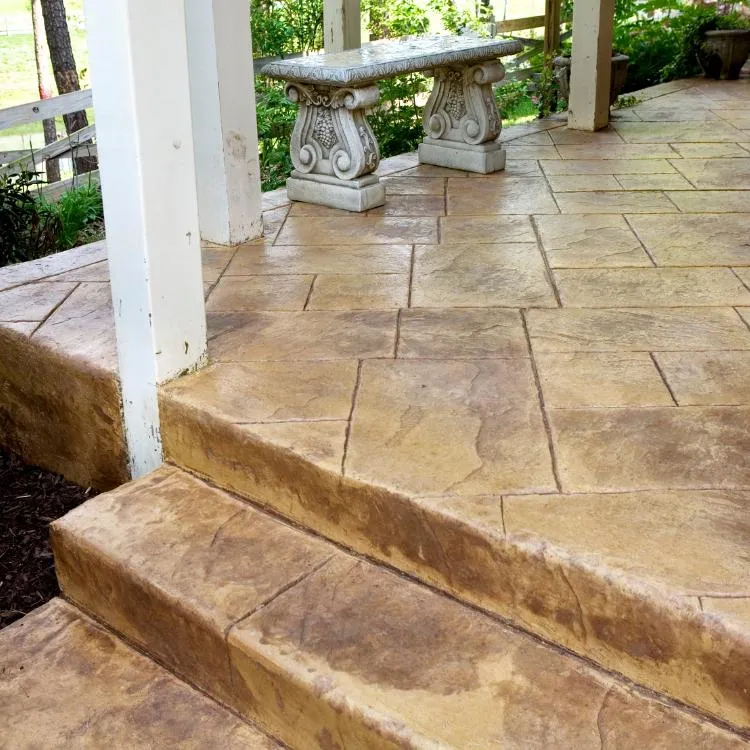 Stamped concrete