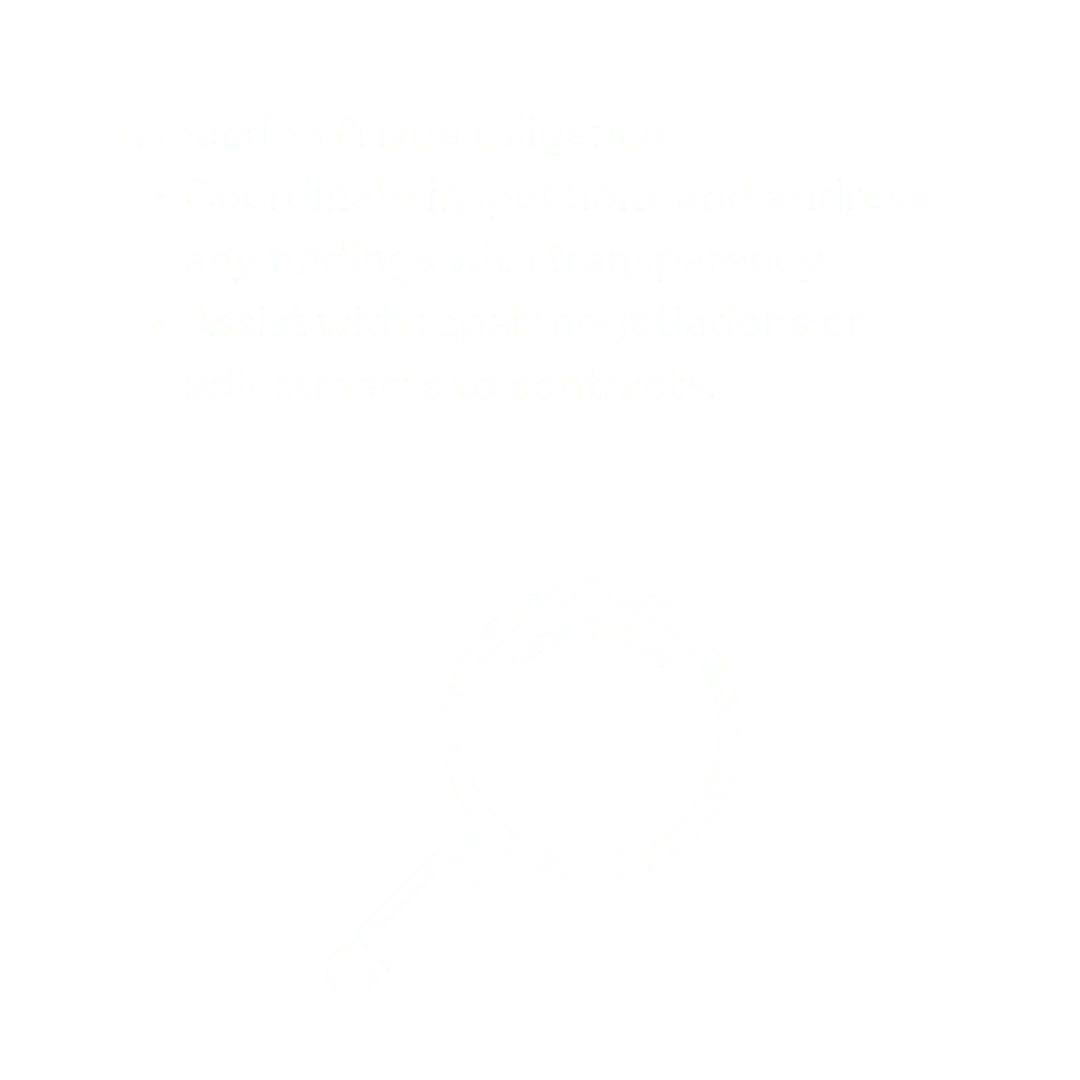 Coordinate inspections and address any findings with transparency.