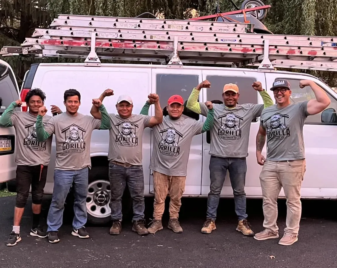 a group of expert roofers