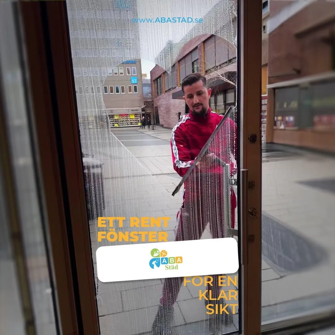 ABA Städ utför professionell fönsterputs utvändigt – skinande rena fönster för klar sikt.