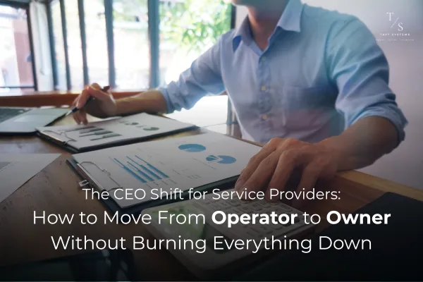 The CEO Shift for Service Providers: How to Move From Operator to Owner Without Burning Everything Down