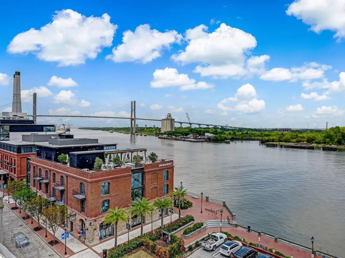 rooftop view of Savannah