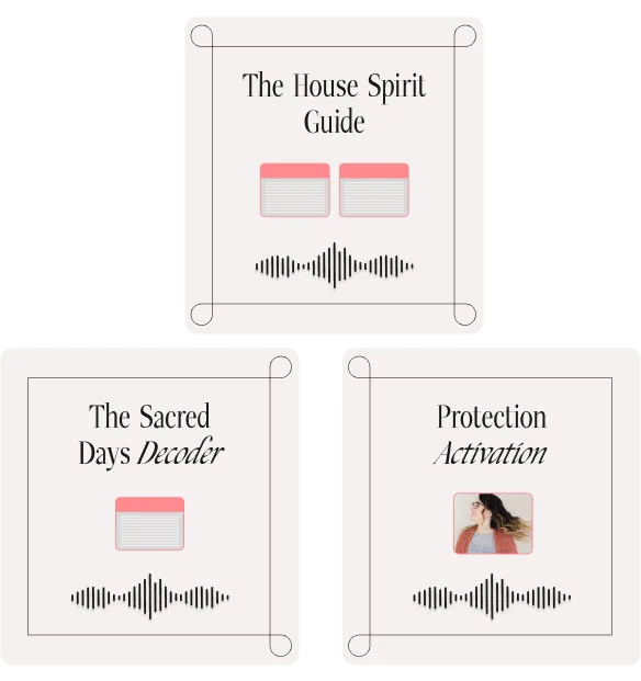 Home Spirit Guide, Sacred Days Decoder & Protection Activation