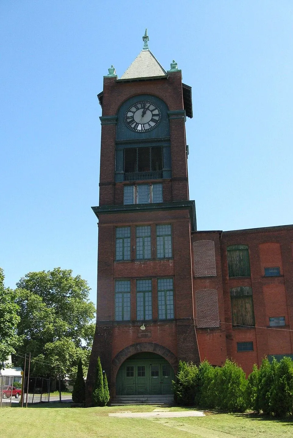 Historic Clock Tower at the Ludlow Mills - Ludlow, MA
