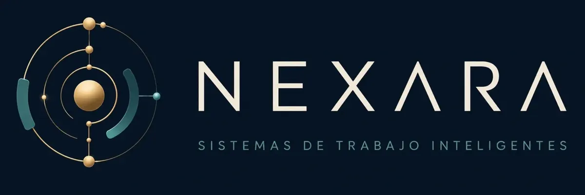 Brand LogoLogo de Nexara | Sistemas de trabajo inteligentes
