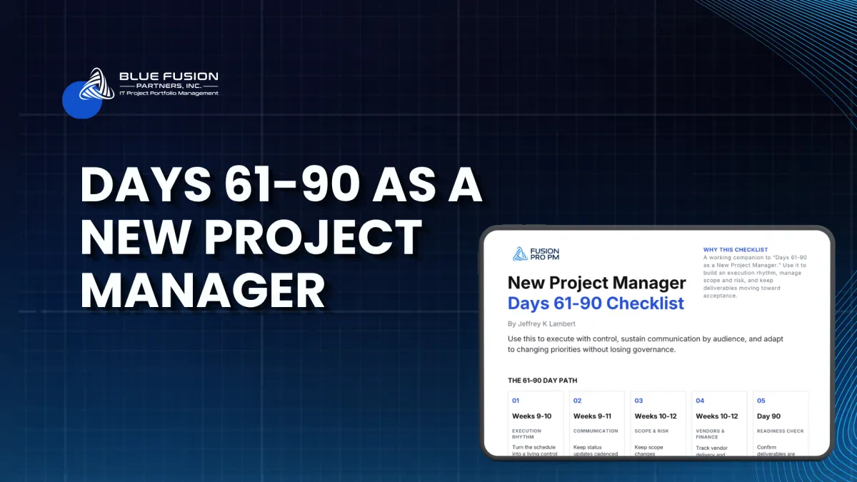 Days 61-90 as a New Project Manager