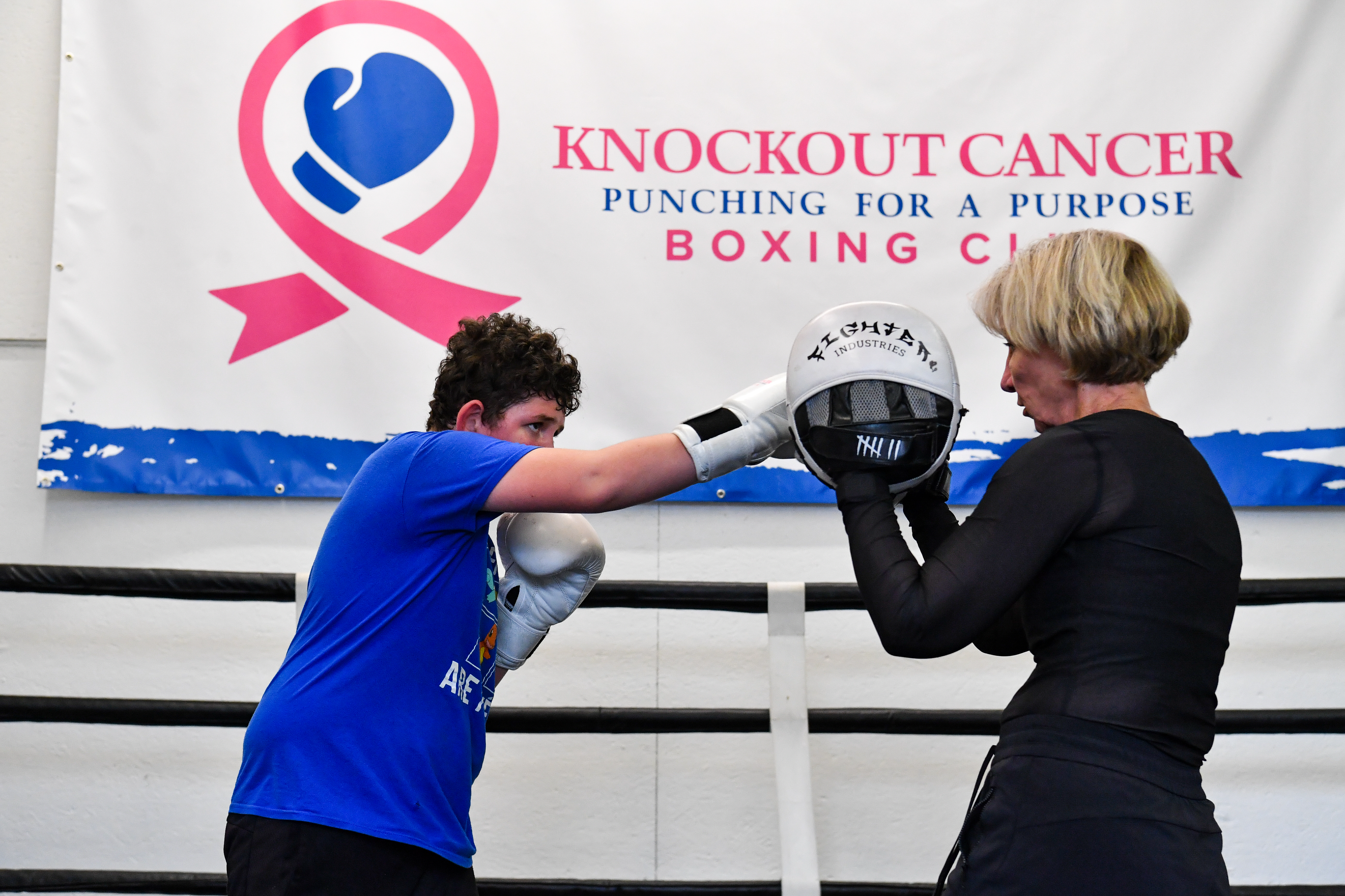 Fort Collins Boxing Legend in a Charity Event Competing against another Pro Boxer in a local compeition.
