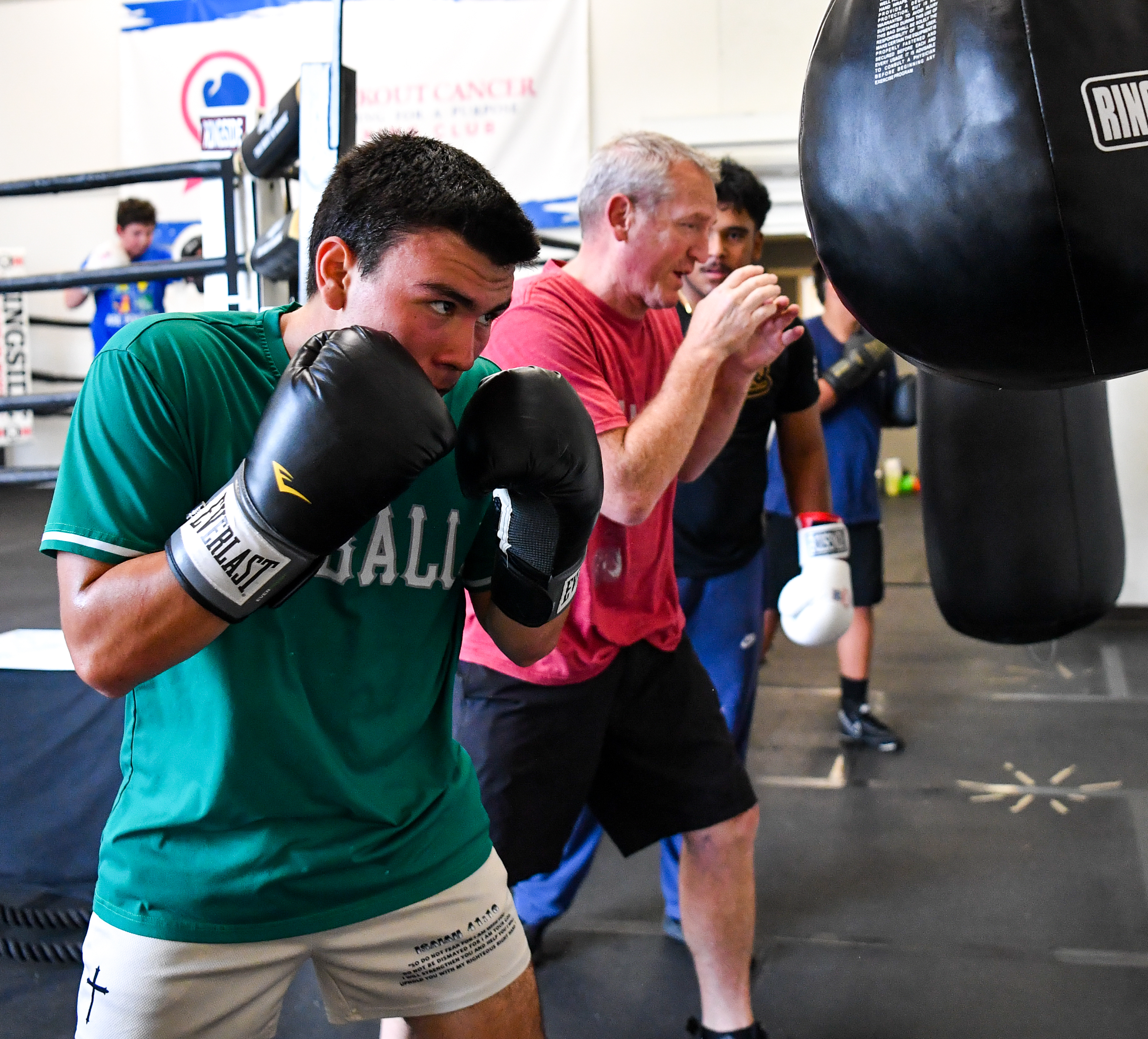 Coach Shane Teaching Technical Boxing to students in Fort Collins